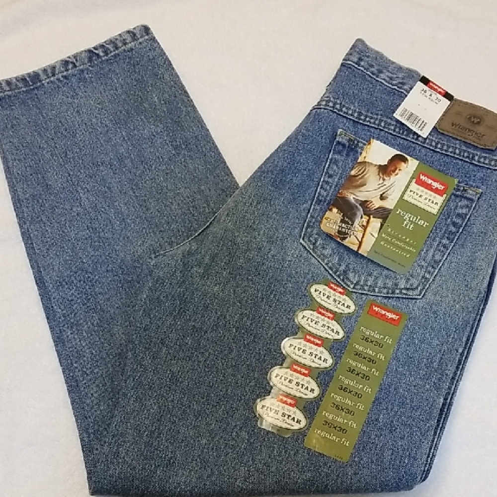 Wrangler 36x30 Regular Fit Jeans